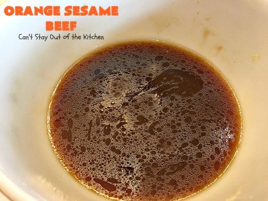 Orange Sesame Beef | Can't Stay Out of the Kitchen | this mouthwatering #Asian #beef entree is made with an amazing #orangemarmalade sauce that's wonderful. It's a quick & easy 30-minute meal making it perfect for weeknights or #holiday or company dinners like #Easter, #MothersDay or #FathersDay. #rice #glutenfree #broccoli