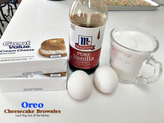 Oreo Cheesecake Brownies | Can't Stay Out of the Kitchen | these #brownies are divine! They have a scrumptious #cheesecake layer along with #Oreo #cookie dough. Amazing. #chocolate #dessert