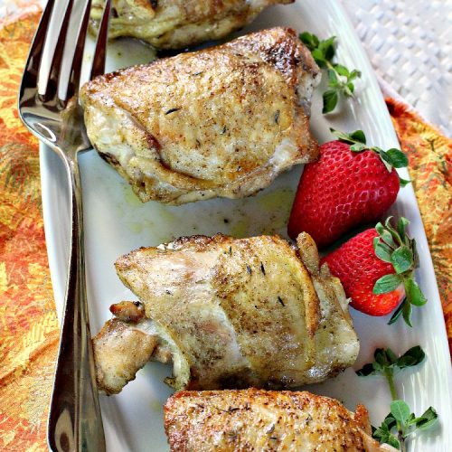 Pan Roasted Herbed Chicken | Can't Stay Out of the Kitchen