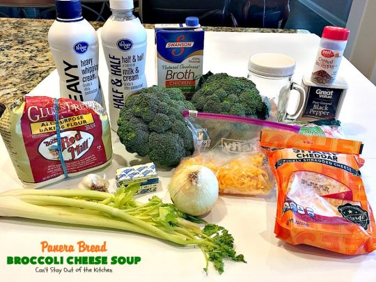 Panera Bread Broccoli Cheese Soup | Can't Stay Out of the Kitchen | this #copycat recipe is spectacular. This is the best #broccoli #cheese #soup I've ever tasted. So easy, too--only takes about 30 minutes! #panerabread #glutenfree