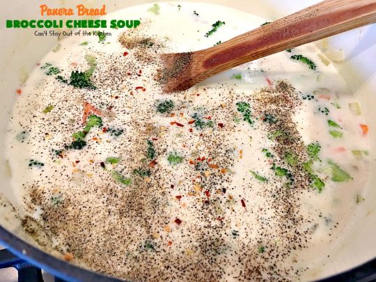 Panera Bread Broccoli Cheese Soup | Can't Stay Out of the Kitchen | this #copycat recipe is spectacular. This is the best #broccoli #cheese #soup I've ever tasted. So easy, too--only takes about 30 minutes! #panerabread #glutenfree