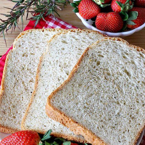 Parsley Herb Bread | Can't Stay Out of the Kitchen | this delicious home-baked #bread is so easy since it's made in the #breadmaker. Wonderful for a dinner bread, sandwiches or even for #breakfast served with fruit preserves. #ParsleyHerbBread