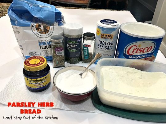 Parsley Herb Bread | Can't Stay Out of the Kitchen | this delicious home-baked #bread is so easy since it's made in the #breadmaker. Wonderful for a dinner bread, sandwiches or even for #breakfast served with fruit preserves. #ParsleyHerbBread