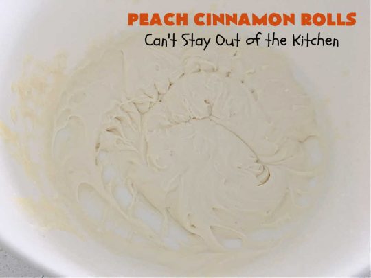 Peach Cinnamon Rolls | Can't Stay Out of the Kitchen | these #CinnamonRolls will rock your world! Perfect for a #holiday #breakfast or #brunch like #Thanksgiving, #Christmas or #Easter. Family & friends will love these rolls. #peaches #PeachCinnamonRollsPeach Cinnamon Rolls | Can't Stay Out of the Kitchen | these #CinnamonRolls will rock your world! Perfect for a #holiday #breakfast or #brunch like #Thanksgiving, #Christmas or #Easter. Family & friends will love these rolls. #peaches #PeachCinnamonRolls
