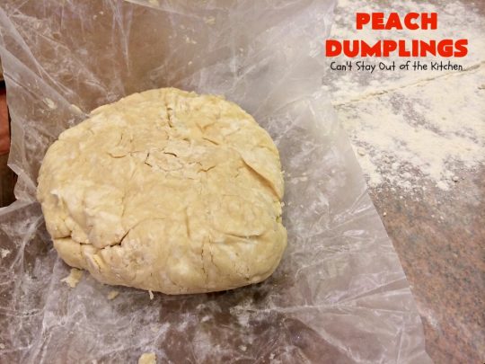 Best Ever Peach Dumplings | Can't Stay Out of the Kitchen | these #peach #dumplings are absolutely irresistible. One bite & you'll be hooked forever! This homemade from scratch recipe is a little more work than some #recipes but it's worth it. Our company always loves it when I make this spectacular #dessert. #holidays #FourthofJuly #LaborDay