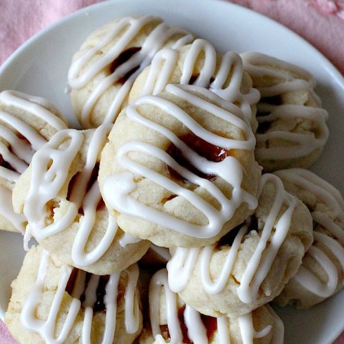 Peach Thumbprint Cookies | Can't Stay Out of the Kitchen