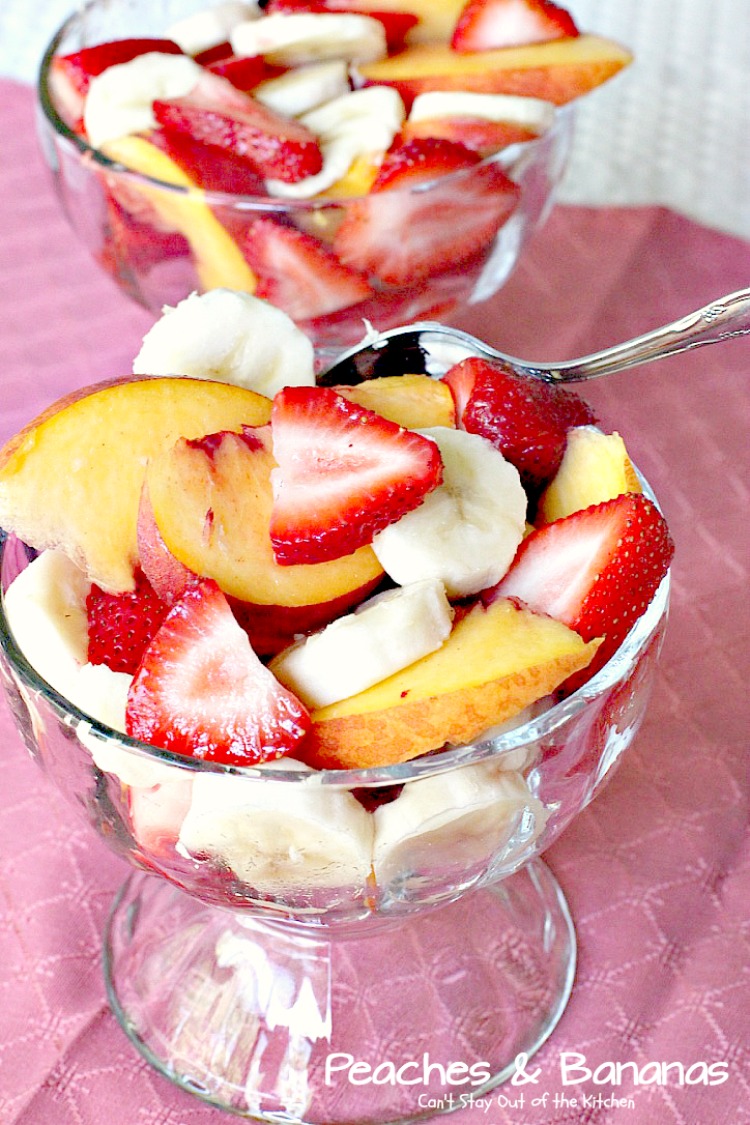 Peaches and Bananas | Can't Stay Out of the Kitchen