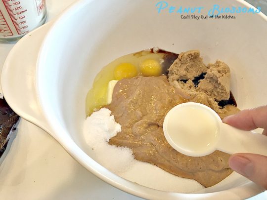 Peanut Blossoms | Can't Stay Out of the Kitchen | fabulous #peanutbutter #cookies are stuffed with a #HersheysKiss and are great for #christmas parties. #dessert #chocolate