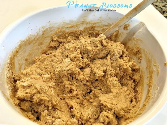 Peanut Blossoms | Can't Stay Out of the Kitchen | fabulous #peanutbutter #cookies are stuffed with a #HersheysKiss and are great for #christmas parties. #dessert #chocolate