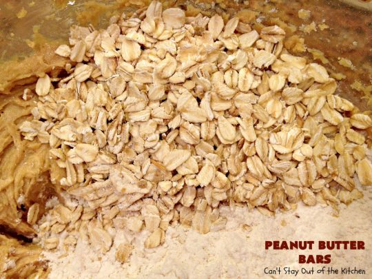 Peanut Butter Bars | Can't Stay Out of the Kitchen | Get your #chocolate fix & #PeanutButter fix with one delicious #recipe! This #dessert is sure to get your motor going as every bite is rich, decadent and heavenly. #cookie #ChocolateChips #PeanutButterDessert #brownie #tailgating #ChocolateDessert #FathersDayDessert #FourthOfJulyDessert
