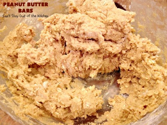 Peanut Butter Bars | Can't Stay Out of the Kitchen | Get your #chocolate fix & #PeanutButter fix with one delicious #recipe! This #dessert is sure to get your motor going as every bite is rich, decadent and heavenly. #cookie #ChocolateChips #PeanutButterDessert #brownie #tailgating #ChocolateDessert #FathersDayDessert #FourthOfJulyDessert