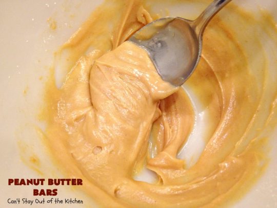 Peanut Butter Bars | Can't Stay Out of the Kitchen | Get your #chocolate fix & #PeanutButter fix with one delicious #recipe! This #dessert is sure to get your motor going as every bite is rich, decadent and heavenly. #cookie #ChocolateChips #PeanutButterDessert #brownie #tailgating #ChocolateDessert #FathersDayDessert #FourthOfJulyDessert