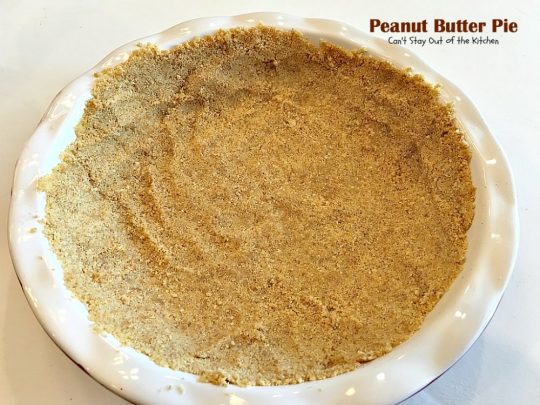 Peanut Butter Pie | Can't Stay Out of the Kitchen | absolutely scrumptious #dessert #pie made with #peanutbutter & cream cheese. #chocolate tops it off making it divine!