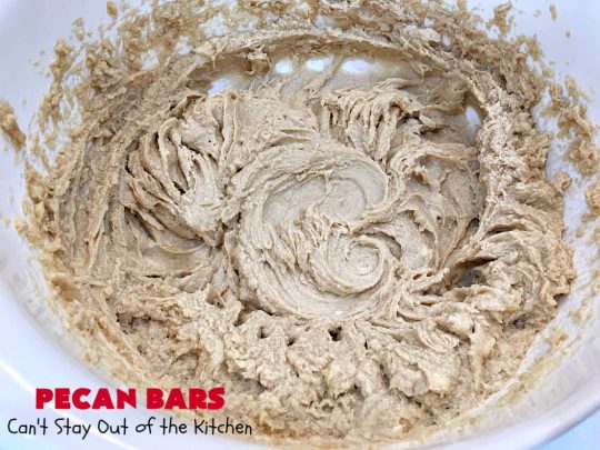Pecan Bars | Can't Stay Out of the Kitchen | these delightful treats are absolutely dreamy. They'll cure any sweet tooth craving. If you enjoy #pecans you'll rave over this marvelous #cookie. #Holiday #dessert #PecanDessert #HolidayDessert #PecanPie #PecanBars #ChristmasCookieExchange #ValentinesDay