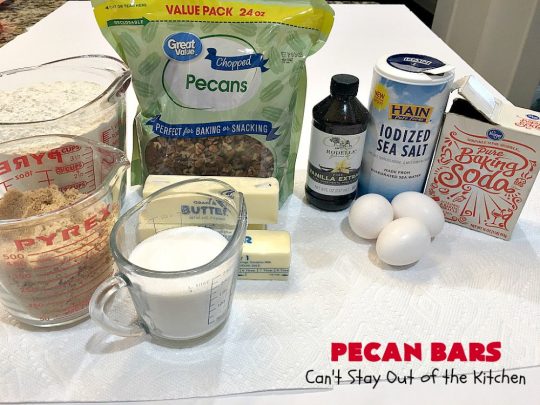 Pecan Bars | Can't Stay Out of the Kitchen | these delightful treats are absolutely dreamy. They'll cure any sweet tooth craving. If you enjoy #pecans you'll rave over this marvelous #cookie. #Holiday #dessert #PecanDessert #HolidayDessert #PecanPie #PecanBars #ChristmasCookieExchange #ValentinesDay