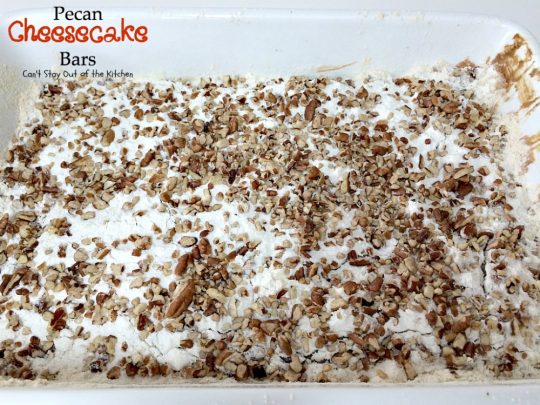 Pecan Cheesecake Bars | Can't Stay Out of the Kitchen | these lovely #pecan #brownies have a wonderful #cheesecake layer that makes them spectacular. #dessert