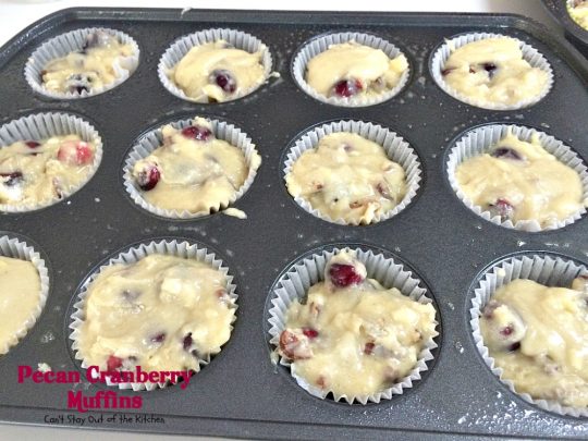 Pecan Cranberry Muffins | Can't Stay Out of the Kitchen | these scrumptious #muffins are filled with #cranberries #lemon and #pecans. They make such a great treat for a #holiday #breakfast when cranberries are easily obtainable. We love them.