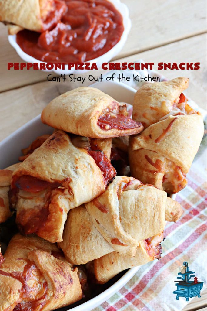 Pepperoni Pizza Crescent Snacks | Can't Stay Out of the Kitchen | fantastic 5-ingredient #GooseberryPatch #recipe is marvelous for #NewYearsEve, #NewYearsDay or #SuperBowl celebrations. This amazing #appetizer will knock your socks off! #pepperoni #pizza #mushrooms #MozzarellaCheese #PepperoniPizza #PepperoniPizzaCrescentSnacks Pepperoni Pizza Crescent Snacks | Can't Stay Out of the Kitchen | fantastic 5-ingredient #GooseberryPatch #recipe is marvelous for #NewYearsEve, #NewYearsDay or #SuperBowl celebrations. This amazing #appetizer will knock your socks off! #pepperoni #pizza #mushrooms #MozzarellaCheese #PepperoniPizza #PepperoniPizzaCrescentSnacks