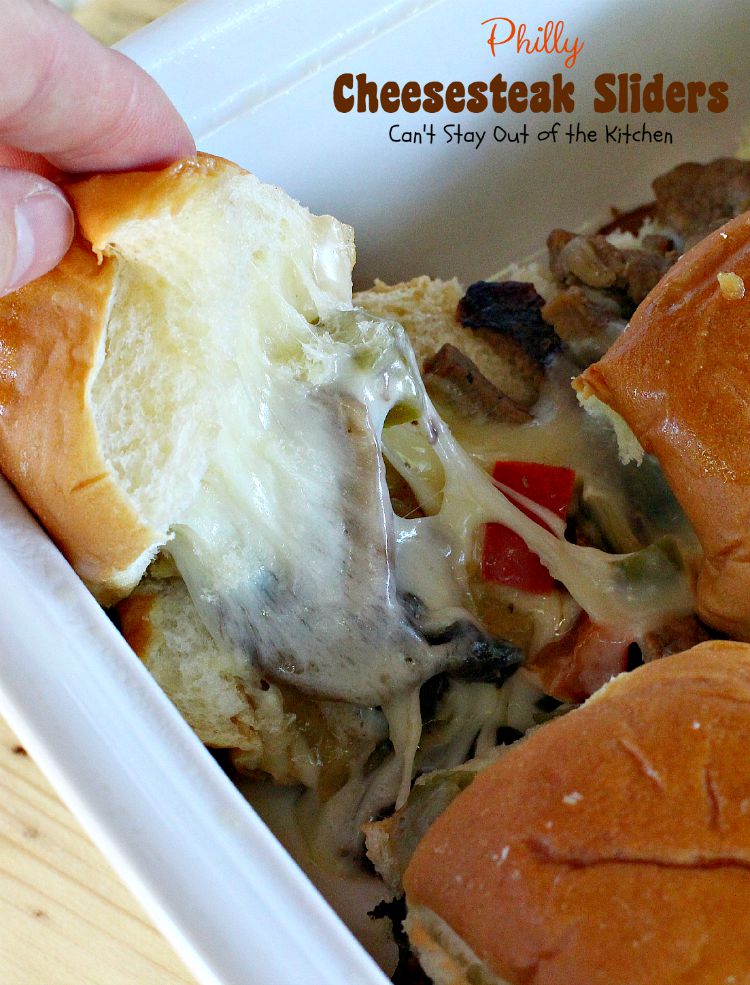 Philly Cheesecake Sliders | Can't Stay Out of the Kitchen