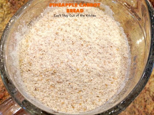 Pineapple Carrot Bread | Can't Stay Out of the Kitchen | this delicious home-baked #bread is almost like eating #CarrotCake but in bread form. It's not as sweet, but it sure is a delicious an easy bread that's made in the #breadmaker. Wonderful as a dinner bread or to serve for #breakfast. #pineapple #carrots #PineappleCarrotBread