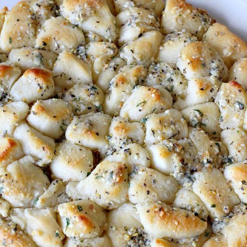 Pull-Apart Herbed Biscuits | Can't Stay Out of the Kitchen | this fantastic pull-apart #MonkeyBread is easy & delightful. The savory herb flavors make this a dynamic #bread to serve as a side for any main dish. Great for company or #holiday dinners too. #PullApartHerbedBiscuits