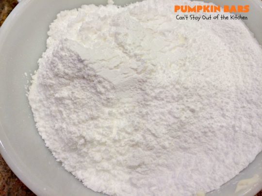 Pumpkin Bars | Can't Stay Out of the Kitchen | sensational #dessert for #fall #baking. The #creamcheese frosting is heavenly. #pumpkin #cookie
