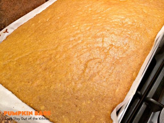 Pumpkin Bars | Can't Stay Out of the Kitchen | sensational #dessert for #fall #baking. The #creamcheese frosting is heavenly. #pumpkin #cookie