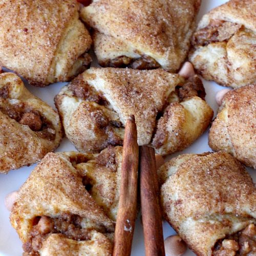 Pumpkin Butterscotch Croissants | Can't Stay Out of the Kitchen
