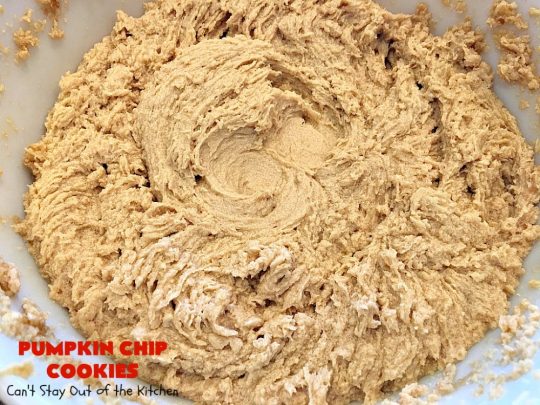 Pumpkin Chip Cookies | Can't Stay Out of the Kitchen | these heavenly #cookies use #pumpkin 'n spice chips & vanilla chips. They are absolutely divine! Perfect for #fall or #holiday baking. #dessert
