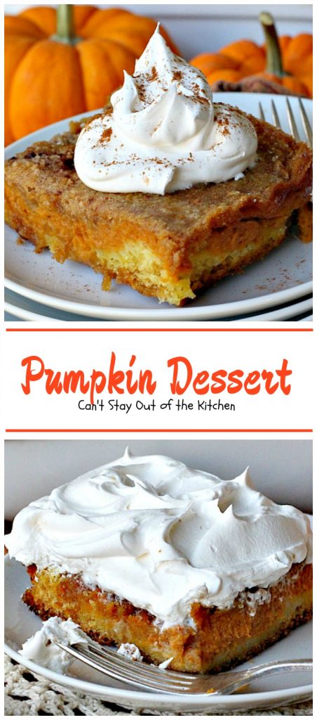Pumpkin Dessert | Can't Stay Out of the Kitchen