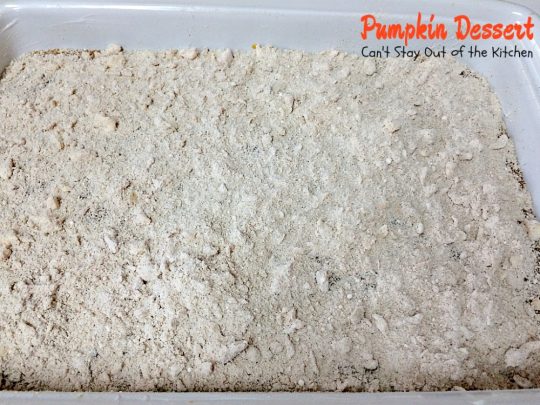 Pumpkin Dessert | Can't Stay Out of the Kitchen | this marvelous #dessert has always been a family favorite. We love making it for the #holidays. So much easier than #pumpkinpie, too! #pumpkin