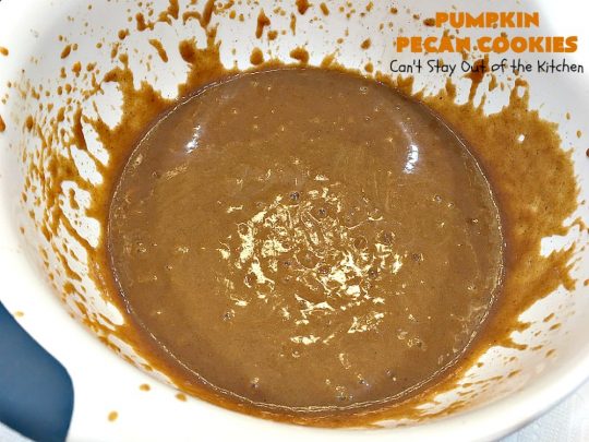 Pumpkin Pecan Cookies | Can't Stay Out of the Kitchen | these lovely #Pumpkin #cookies are filled with all kinds of #Christmas spices & #pecans. They're absolutely mouthwatering & irresistible for your #holiday #baking needs, #ChristmasCookieExhanges or #tailgating parties through the #NewYear. #dessert #PumpkinDessert #PumpkinPecanCookies