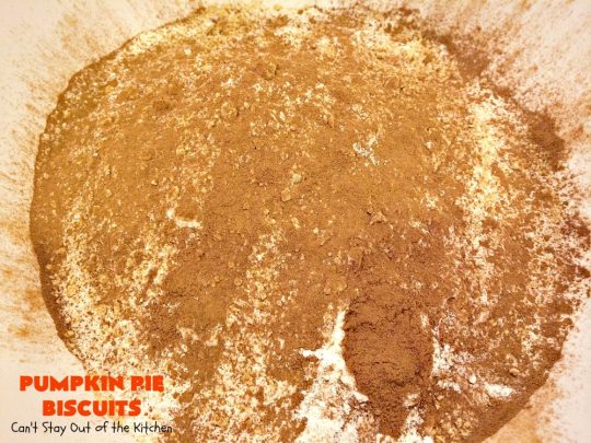 Pumpkin Pie Biscuits | Can't Stay Out of the Kitchen | the most awesome #biscuits ever! These use #pumpkin, #cinnamon & nutmeg & are perfect for #fall #baking & #Thanksgiving. #pumpkinpie