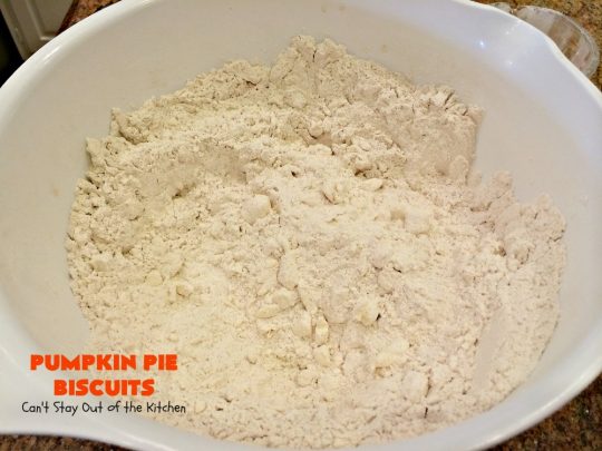 Pumpkin Pie Biscuits | Can't Stay Out of the Kitchen | the most awesome #biscuits ever! These use #pumpkin, #cinnamon & nutmeg & are perfect for #fall #baking & #Thanksgiving. #pumpkinpie