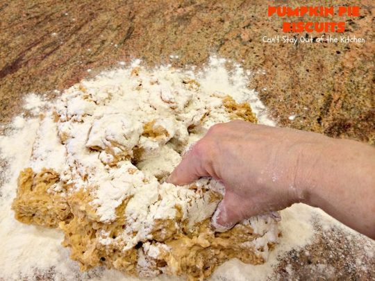 Pumpkin Pie Biscuits | Can't Stay Out of the Kitchen | the most awesome #biscuits ever! These use #pumpkin, #cinnamon & nutmeg & are perfect for #fall #baking & #Thanksgiving. #pumpkinpie