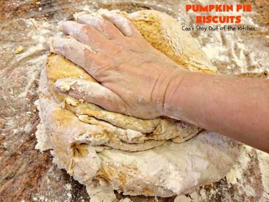 Pumpkin Pie Biscuits | Can't Stay Out of the Kitchen | the most awesome #biscuits ever! These use #pumpkin, #cinnamon & nutmeg & are perfect for #fall #baking & #Thanksgiving. #pumpkinpie