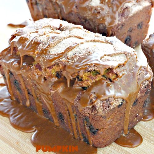 Pumpkin Snickerdoodle Bread | Can't Stay Out of the Kitchen | this is the best #pumpkin #bread ever! It's loaded with #cinnamon chips & cinnamon icing. It's a great twist on #snickerdoodle cookies or bread.