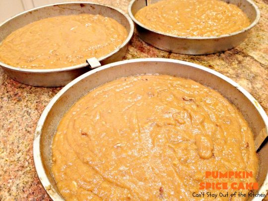 Pumpkin Spice Cake | Can't Stay Out of the Kitchen | this awesome #cake is filled with #pumpkin, spices & #pecans & topped with a heavenly #creamcheese frosting. #dessert