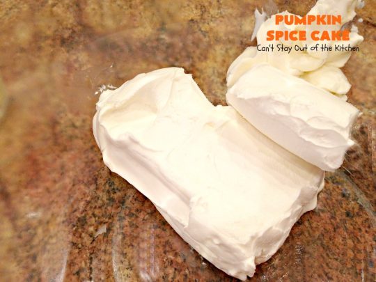 Pumpkin Spice Cake | Can't Stay Out of the Kitchen | this awesome #cake is filled with #pumpkin, spices & #pecans & topped with a heavenly #creamcheese frosting. #dessert