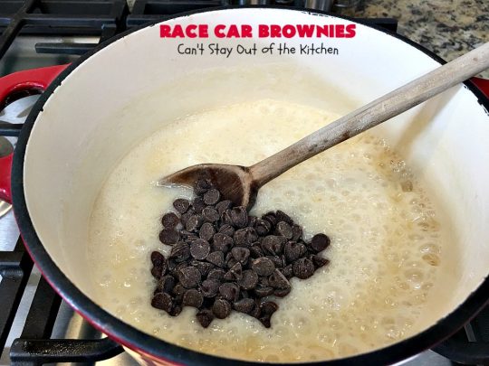 Race Car Brownies | Can't Stay out of the Kitchen | these rich, decadent #brownies are perfect for #NASCAR races, potlucks, soccer games, #tailgating or backyard barbecues. They have a rich, fudgy icing on top & they're made with #Hersheys #chocolate syrup. So delicious. #ChocolateDessert #NASCARDessert #dessert #Easter #EasterDessert