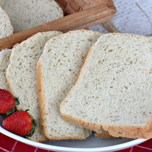 Rapid Rise Italian Herb Bread | Can't Stay Out of the Kitchen | This is our favorite #HomemadeBread #Recipe. I make it almost weekly and everyone always raves over it. Terrific for company or #holiday meals like #MothersDay or #FathersDay. #Italian #ItalianHerbBread #RapidRiseItalianHerbBread #Bread #Breadmaker #BreadmakerBread #MothersDaySideDish #FathersDaySideDish
