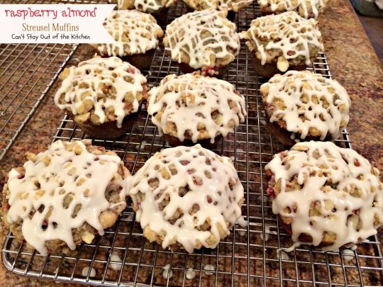 Raspberry Almond Streusel Muffins | Can't Stay Out of the Kitchen | absolutely spectacular #breakfast #muffins filled with #raspberries #almonds and raspberry #Greekyogurt.