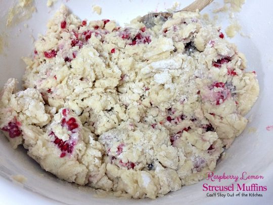 Raspberry Lemon Streusel Muffins | Can't Stay Out of the Kitchen | these delectable #muffins are a great #holiday favorite. Festive, beautiful and scrumptious! #raspberries #lemonyogurt #breakfast