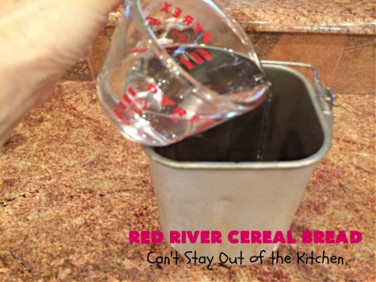 Red River Cereal Bread | Can't Stay Out of the Kitchen | This delicious homemade #bread is so easy since it's made in the #breadmaker! It uses #RedRiverCereal & #WholeWheatFlour along with #honey for a homey delicious taste that's incredibly good. If #HomemadeBread is your comfort food of choice, this one is fantastic. #BreadmakerBread #RedRiverCerealBread