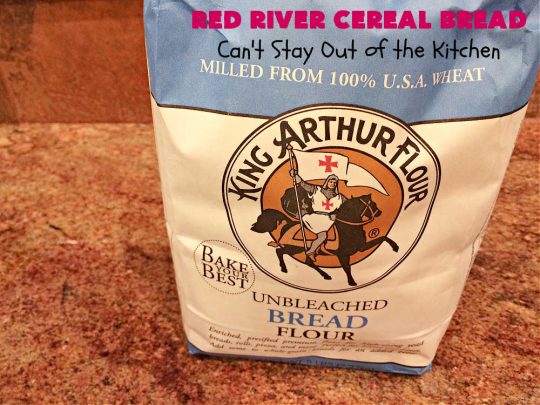 Red River Cereal Bread | Can't Stay Out of the Kitchen | This delicious homemade #bread is so easy since it's made in the #breadmaker! It uses #RedRiverCereal & #WholeWheatFlour along with #honey for a homey delicious taste that's incredibly good. If #HomemadeBread is your comfort food of choice, this one is fantastic. #BreadmakerBread #RedRiverCerealBread