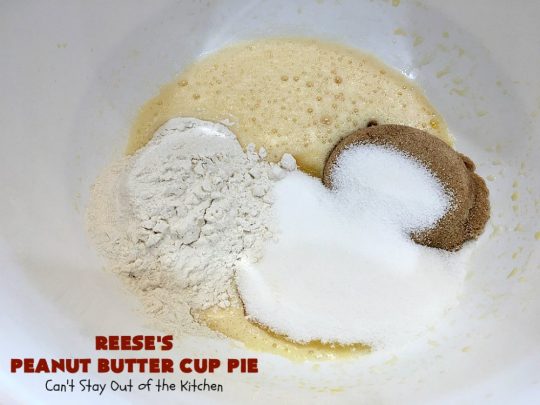 Reese's Peanut Butter Cup Pie | Can't Stay Out of the Kitchen | This fantastic #Pie will knock your socks off! It's sinfully rich, decadent & absolutely mouthwatering. It's filled with #ReesesPeanutButterCups! #Chocolate & #PeanutButter in a pie are the ultimate #dessert experience. Great for #holidays & special occasions. #ValentinesDay #HolidayDessert #ChocolateDessert #PeanutButterDessert #ReesesDessert #ReesesPeanutButterCupPie #Reeses