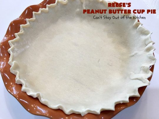 Reese's Peanut Butter Cup Pie | Can't Stay Out of the Kitchen | This fantastic #Pie will knock your socks off! It's sinfully rich, decadent & absolutely mouthwatering. It's filled with #ReesesPeanutButterCups! #Chocolate & #PeanutButter in a pie are the ultimate #dessert experience. Great for #holidays & special occasions. #ValentinesDay #HolidayDessert #ChocolateDessert #PeanutButterDessert #ReesesDessert #ReesesPeanutButterCupPie #Reeses