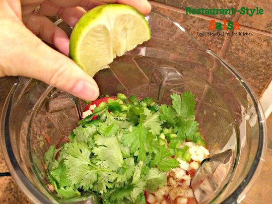 Pioneer Woman's Restaurant-Style Salsa | Can't Stay Out of the Kitchen | this awesome #salsa is fabulous for #tailgating parties. #Tex-Mex #appetizer