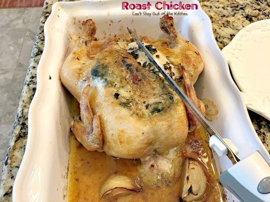 Roast Chicken | Can't Stay Out of the Kitchen | quick, easy & delicious way to make a homemade #rotisserie #chicken. #glutenfree