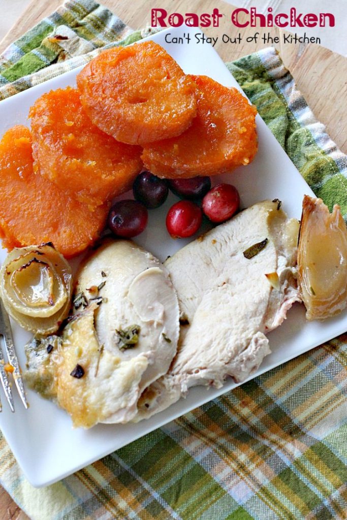 Roast Chicken | Can't Stay Out of the Kitchen | quick, easy & delicious way to make a homemade #rotisserie #chicken. #glutenfree